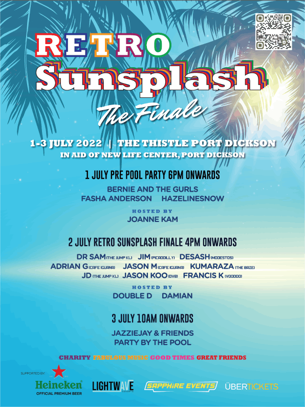 Retro Sunsplash The Finale Line-Up